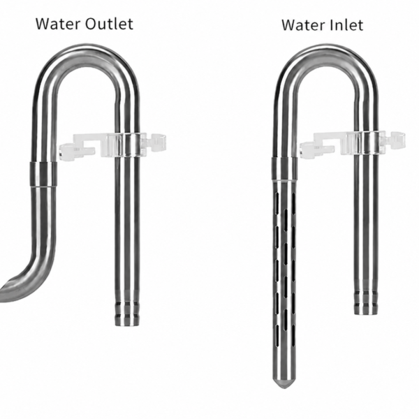 RDR Stainless Steel Lily Pipe 16mm for planted aquarium canister filter