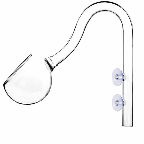 Greenosis Glass Poppy Outlet Lily Pipe 13mm for planted aquarium circulation