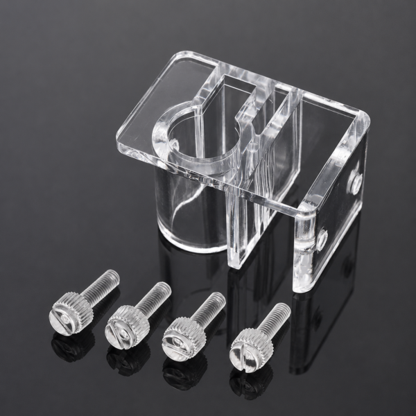 Acrylic Lily Pipe Holder for aquarium glass and stainless steel lily pipes