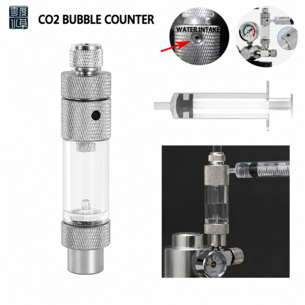 ZRDR Single Head Bubble Counter with Water Injection