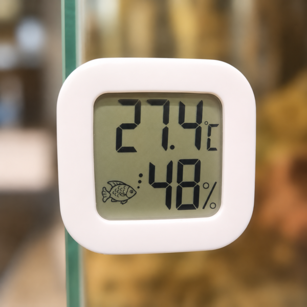 Aquarium Digital Thermometer with LCD display and battery included for accurate aquarium temperature monitoring