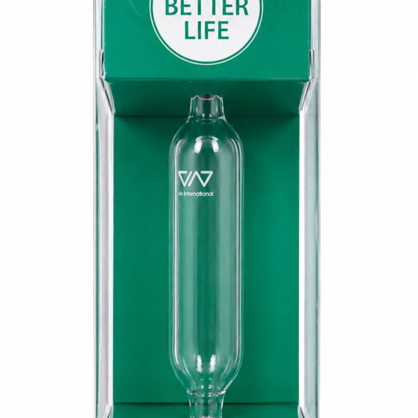 VIV CO₂ Bubble Counter glass bubble counter for planted aquarium CO₂ systems