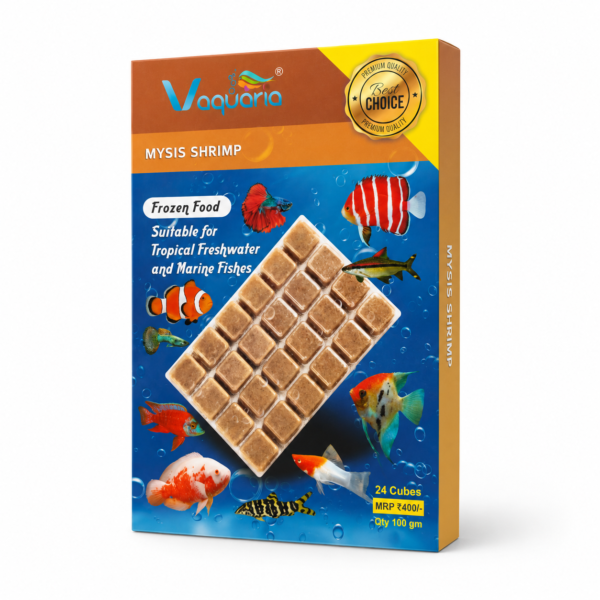 V Aquaria Mysis Shrimp Frozen Feed 100g for marine and freshwater fish