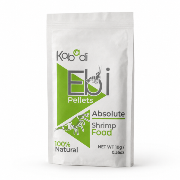 Kabadi Ebi Pellets Absolute Shrimp Food 10g natural sinkable pellets for freshwater dwarf shrimp