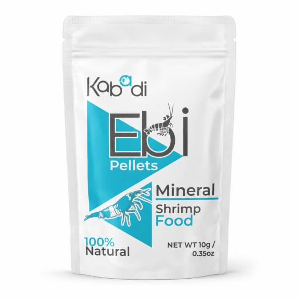 Kabadi Ebi Pellets Mineral Shrimp Food 10g with calcium and montmorillonite for molting support