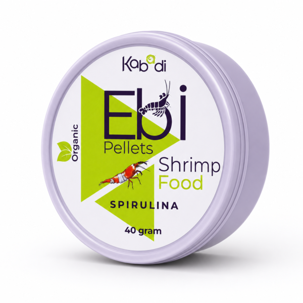 Kabadi Ebi Pellets Spirulina shrimp food 40g with spirulina and moringa