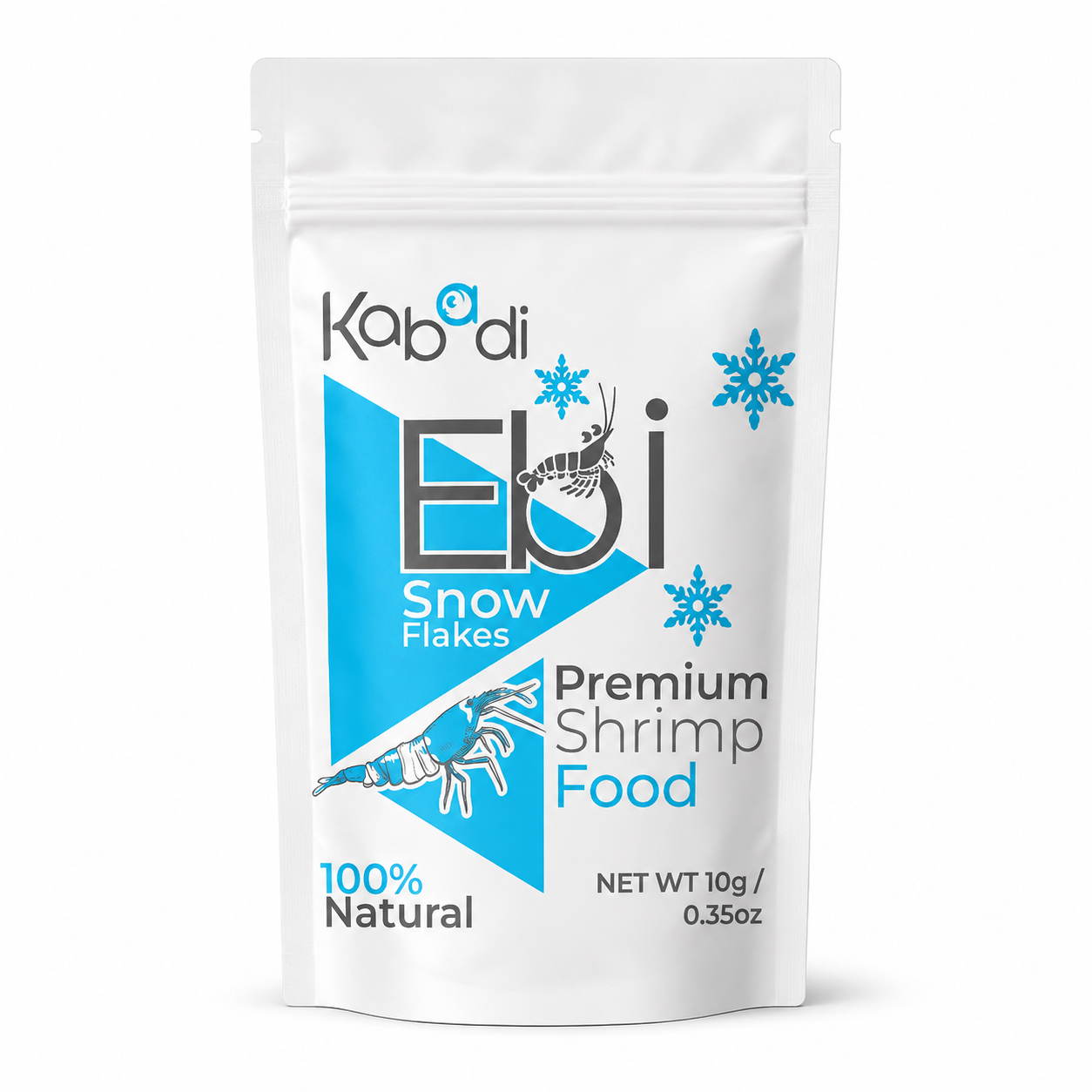 Kabadi Ebi Snow Flakes Shrimp Food Kabadi Ebi Snow Flakes Shrimp Food 10g made from 100 percent organic soy bran