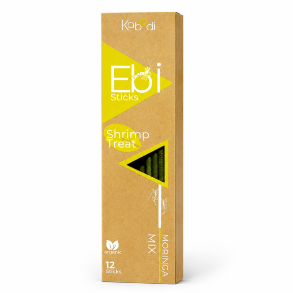 Kabadi Ebi Sticks Moringa Mix shrimp treat sticks pack of 12