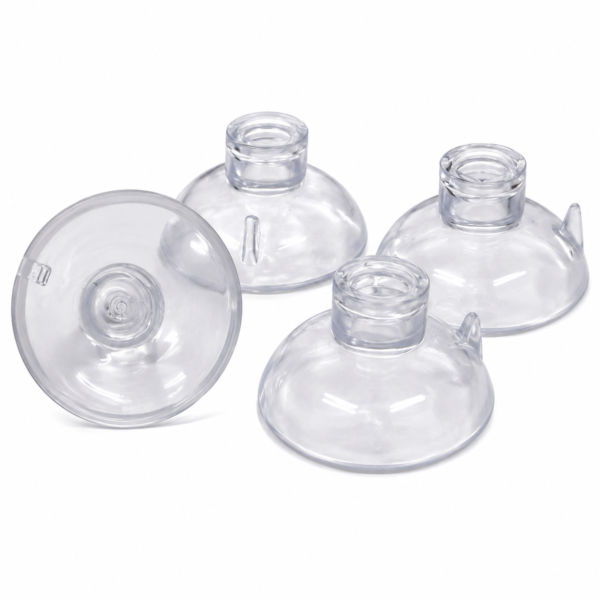 Suction Cap for Glass Lily Pipe Pack of 4 clear holder for glass lily pipes