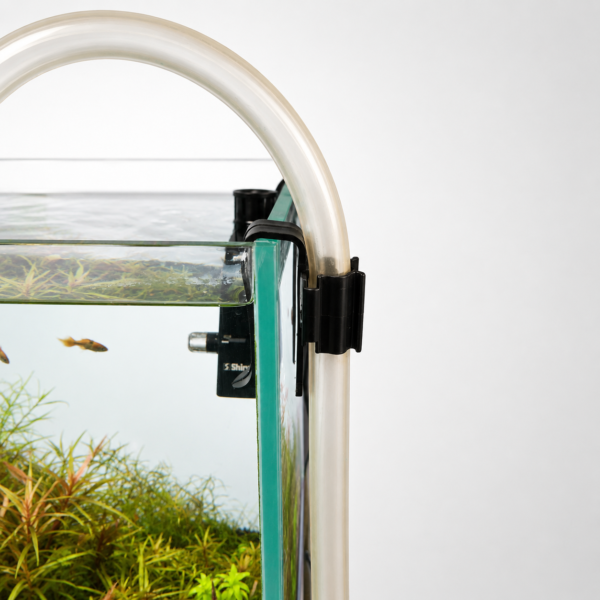 Vertical Tube Holder for Aquarium compatible with 12–19mm maintenance hose