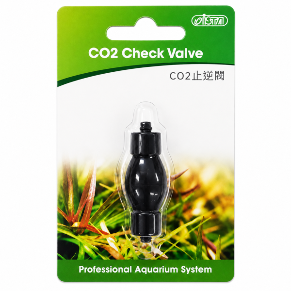 ISTA CO2 Check Valve Black one-way aquarium CO2 valve for preventing water backflow